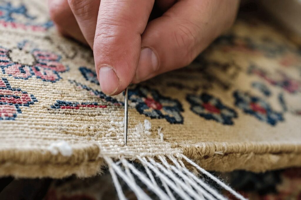 Fringe Repair & Re-Knotting