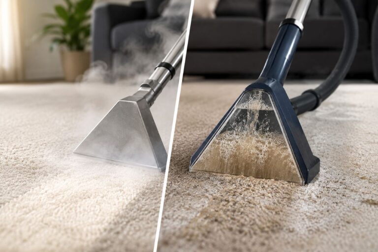 steam cleaning vs Hot water extraction