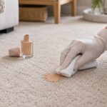 How to Remove Foundation from a Carpet Without Spreading the Stain