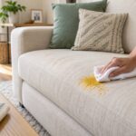 How to Remove Turmeric Stains from a Fabric Sofa Without Fading the Colour