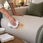 How to Remove Fake Tan from a Fabric Sofa Without Leaving Water Marks