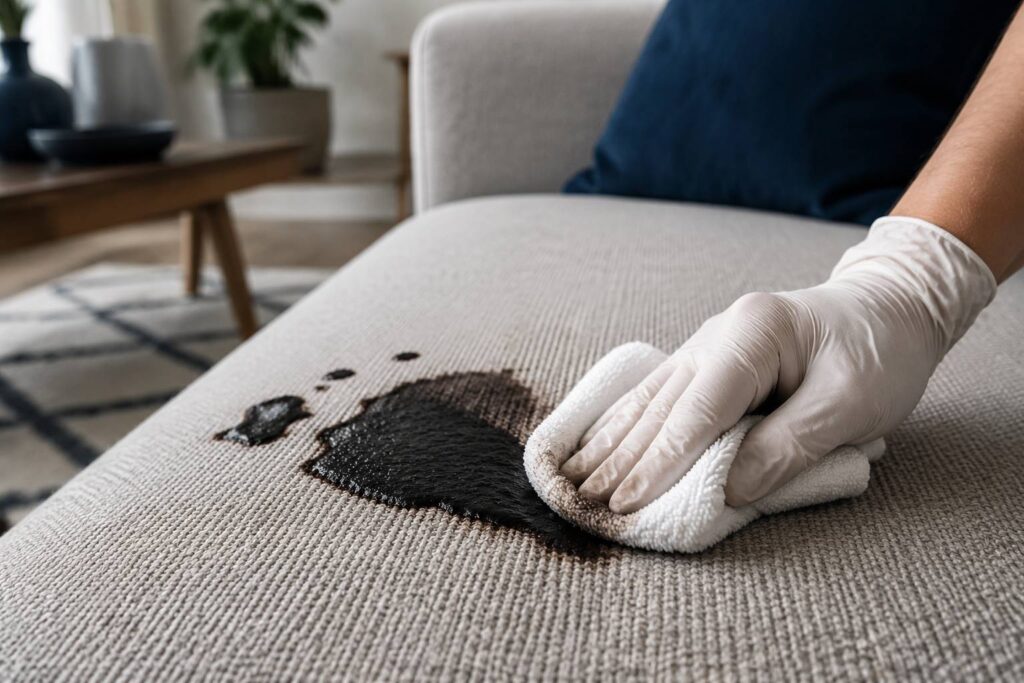 How to Remove Hair Dye from a Fabric Sofa