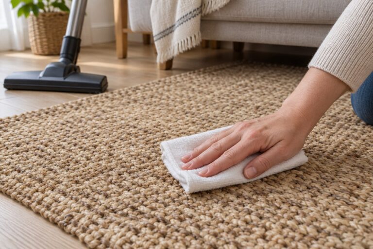 How to Clean a Jute Rug Without Leaving Water Marks