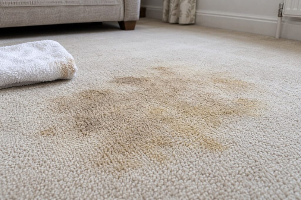 Why Does My Carpet Turn Brown or Yellow After Cleaning?