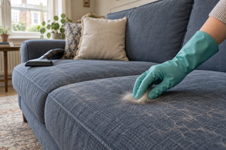 how to remove pet hair from couch